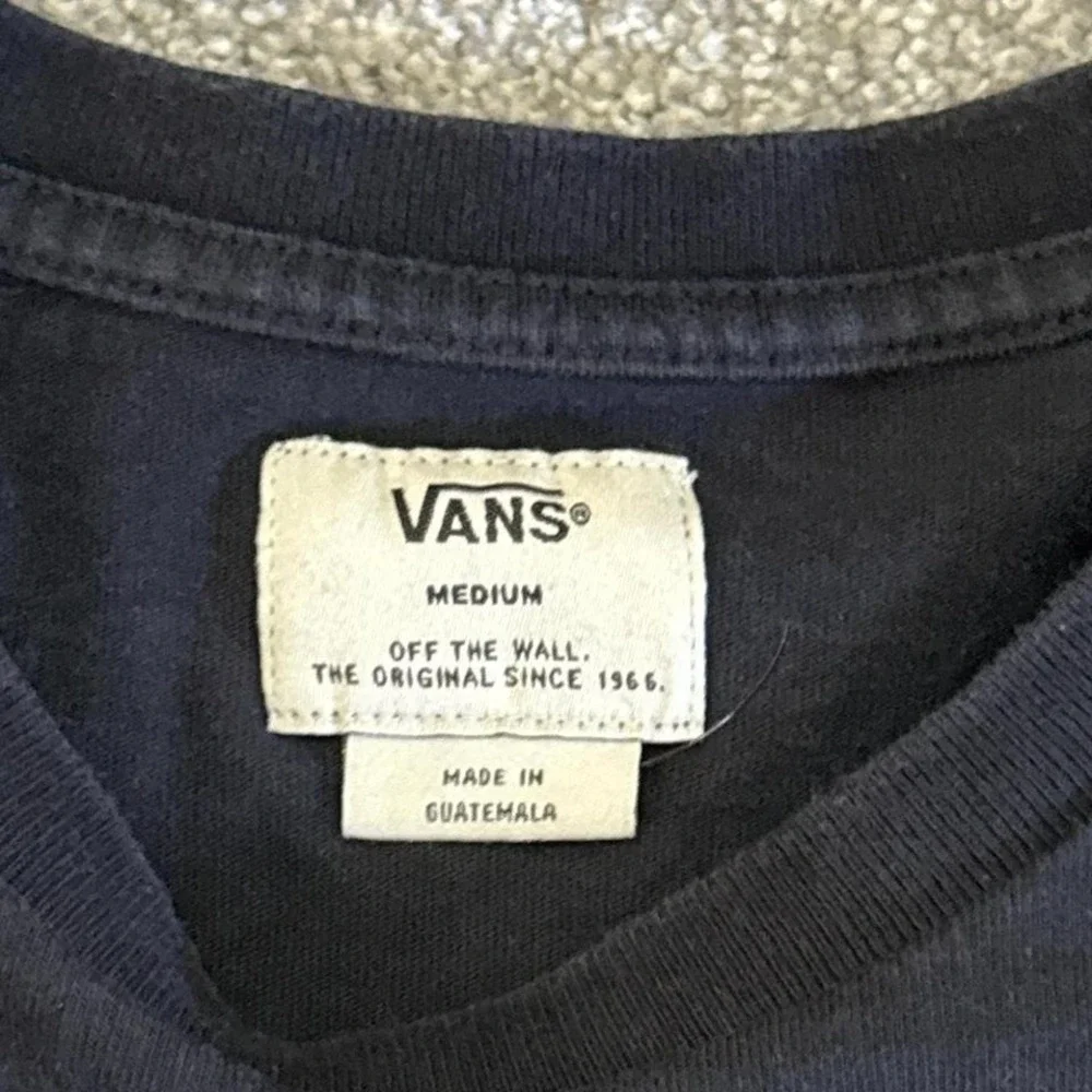 Vans Skater Long Sleeve Pocket T-Shirt Medium Skateboarding Streetwear - Picture 3 of 6